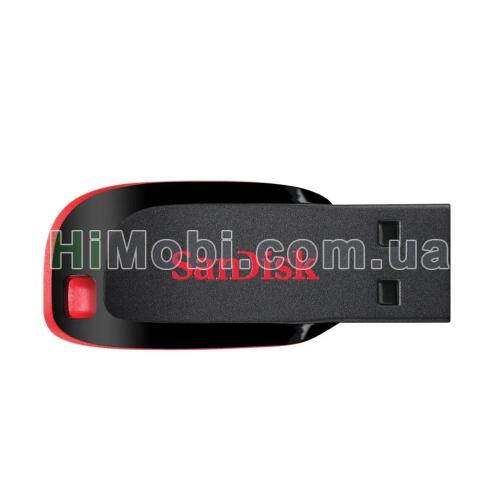 USB флеш SanDisk USB 2.0 Cruzer Blade 64Gb Black/ Red