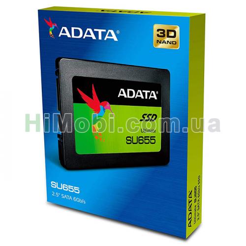 SSD ADATA SU655 120GB 3D NAND 2.5 inch SATA III High Speed Read up to 520MB/ s