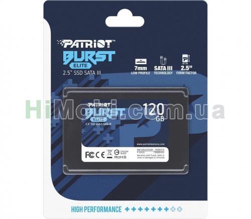 SSD PATRIOT BURST ELITE 120GB 2.5" 7MM SATAIII TLC 3D