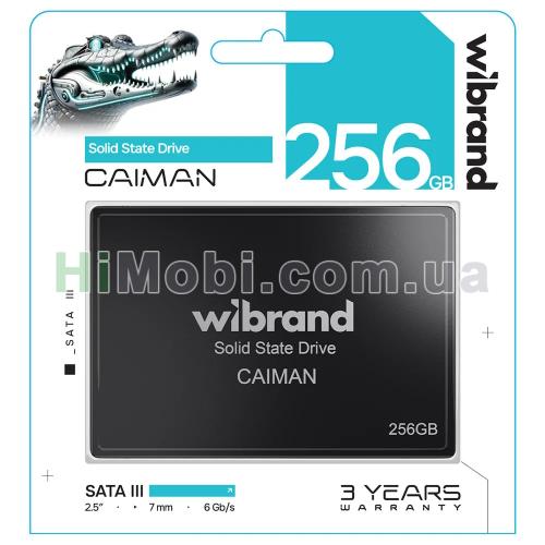 SSD Wibrand Caiman 256GB 2.5 7mm SATAIII Bulk