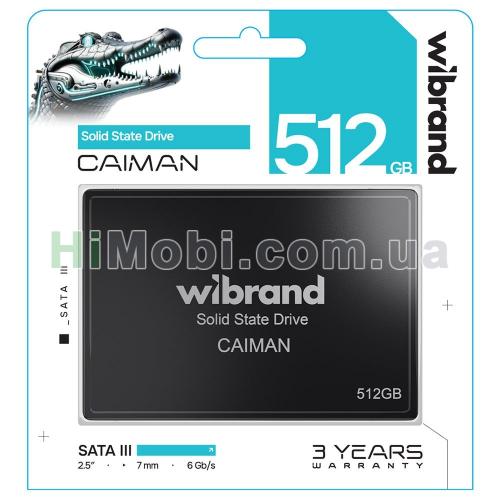 SSD Wibrand Caiman 512GB 2.5 7mm SATAIII Bulk