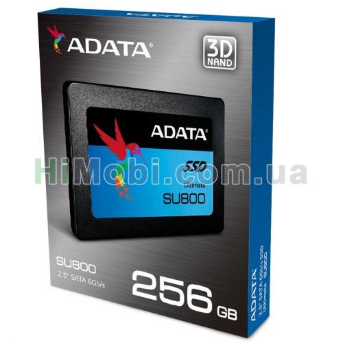 SSD ADATA SU800 256GB 3D-NAND 2.5 Inch SATA III High Speed up to 560MB/ s Read Solid State Drive