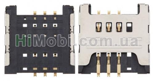 Конектор SIM SAMSUNG N7000 B7722 C3530 C5010 E2152 E2530 i9100 S5660