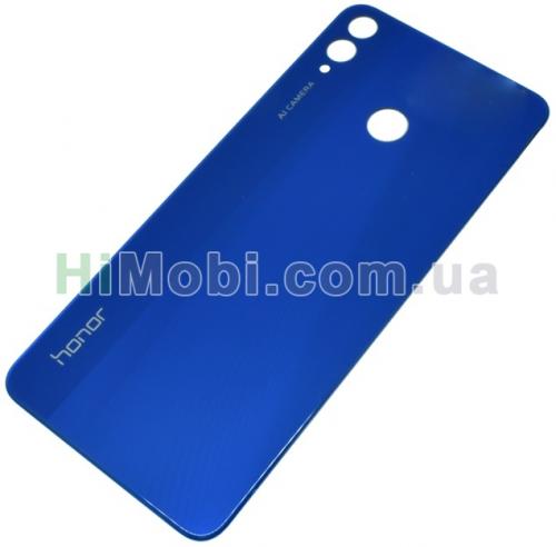 Задня кришка Huawei Honor 8X синя оригiнал