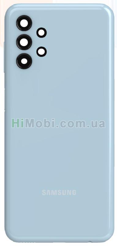 Задня кришка Samsung A135/ F Galaxy A13 Blue + скло камери