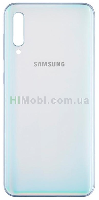 Задня кришка Samsung A505 Galaxy A50 2019 бiлий + скло камери оригінал