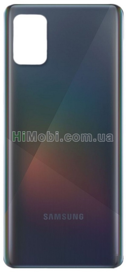 Задня кришка Samsung A515/ F Galaxy A51 Prism Crush Black оригінал