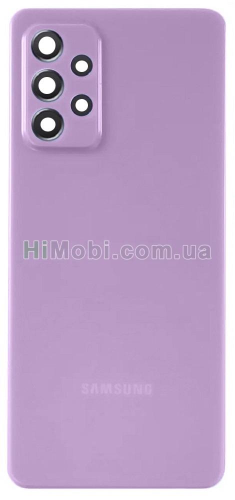 Задня кришка Samsung A525 Galaxy A52 4G Awesome Violet + скло камери