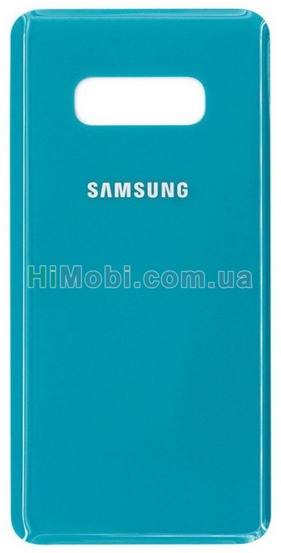 Задня кришка Samsung G970 Galaxy S10e + скло камери синя оригінал