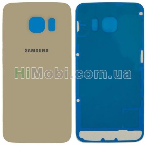 Задня кришка Samsung G925 Galaxy S6 Edge золото