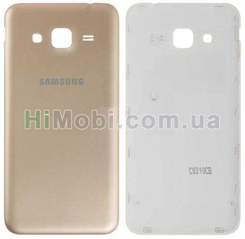 Задня кришка Samsung J320 H/ DS Galaxy J3 2016 золото оригінал