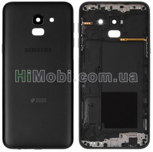 Задня кришка Samsung J600 F Galaxy J6 чорний