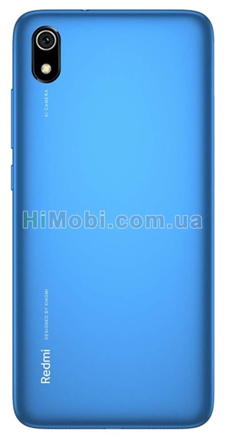 Задня кришка Xiaomi Redmi 7A Matte Blue + скло камери