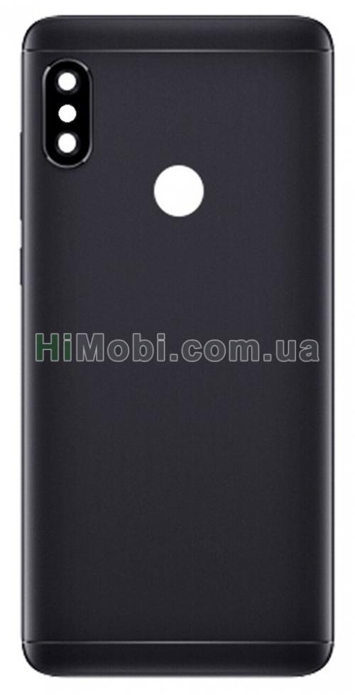 Задня кришка Xiaomi Redmi Note 5 Black + скло камери оригінал