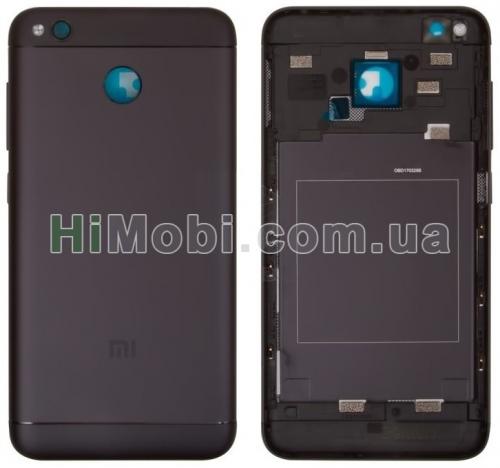 Задня кришка Xiaomi Redmi 4X чорна оригінал