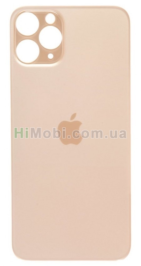 Задня кришка iPhone 11 Pro Max Gold з великим отвором під камеру