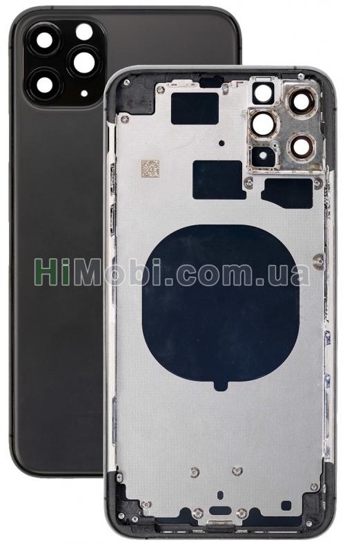 Корпус для iPhone 11 Pro Max Space Gray (металическая рамка / корпус) знятий з телефону
