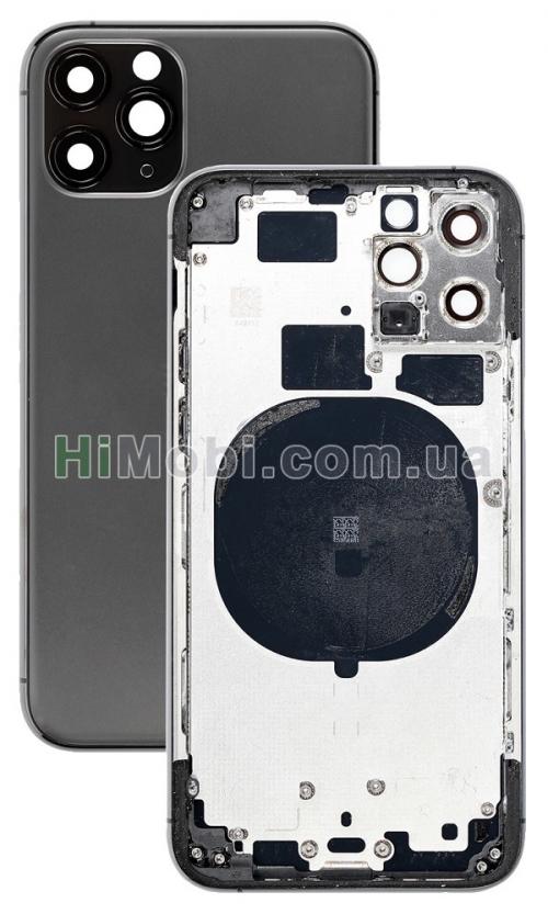 Корпус iPhone 11 Pro Space Gray (металева рамка/ корпус) оригінал