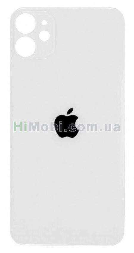 Задня кришка iPhone 11 White з великим отвором під камеру