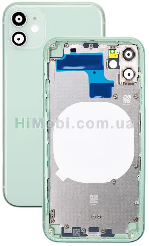 Корпус iPhone 11 Green (металева рамка/ корпус) оригінал