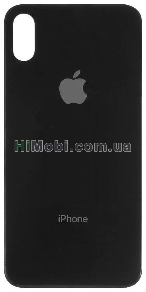 Задня кришка iPhone X Space Gray з великим отвором під камеру