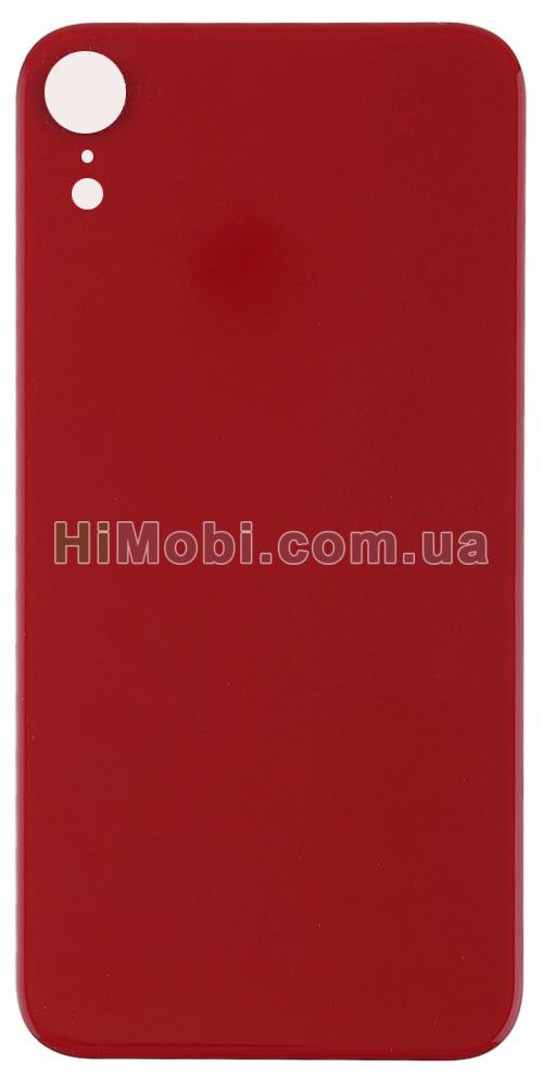 Задня кришка iPhone XR Red з великим отвором пiд камеру оригінал