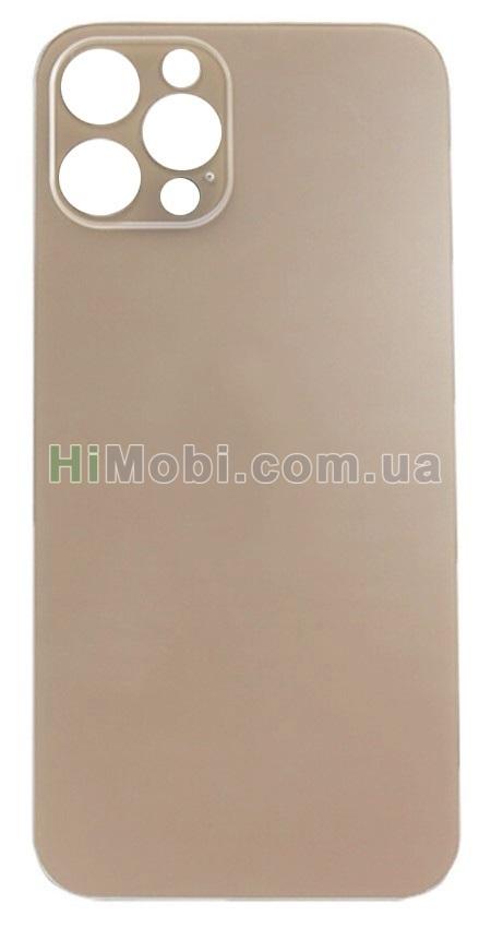 Задня кришка iPhone 12 Pro Max Gold з великим отвором під камеру