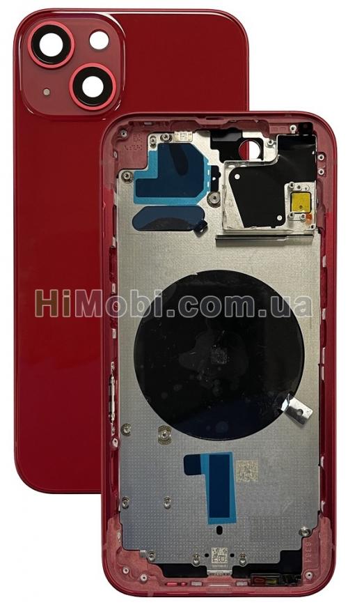 Корпус iPhone 13 Red (металева рамка/ корпус) оригінал знятий з телефона