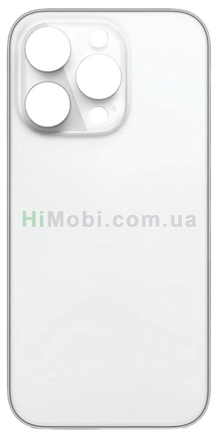 Задня кришка iPhone 14 Pro Max Silver з великим отвором під камеру оригiнал