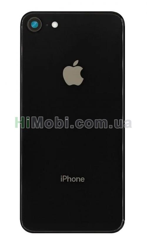 Задня кришка iPhone 8 Space Gray + скло камери оригiнал