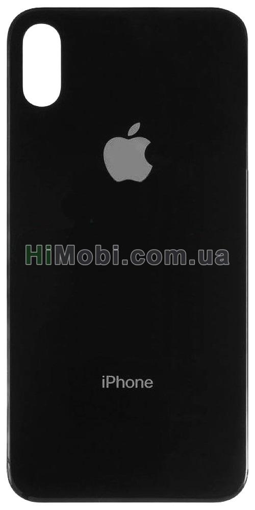 Задня кришка iPhone XS Space Gray з малим отвором під камеру оригiнал