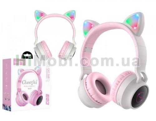 Навушники бездротові Hoco W27 рожевий