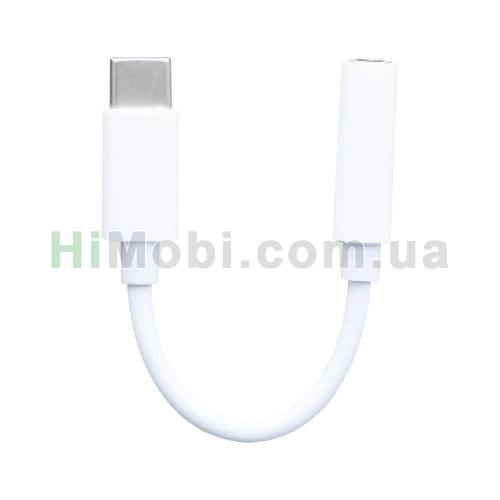 Перехідник Type-C 3.5mm AUX JH-E+