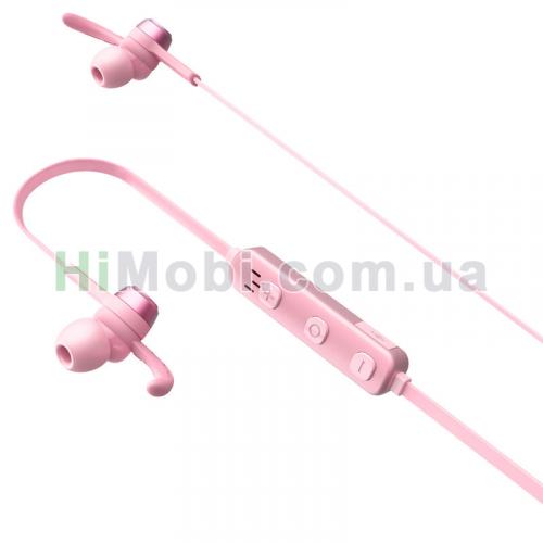 Навушники бездротові Baseus B11 Licolor Magnet Bluetooth рожеві