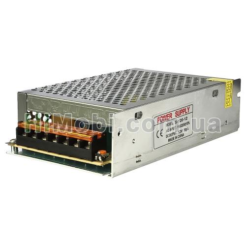 Блок живлення S-120-12 у перфорованому корпусі 12V/ 10A