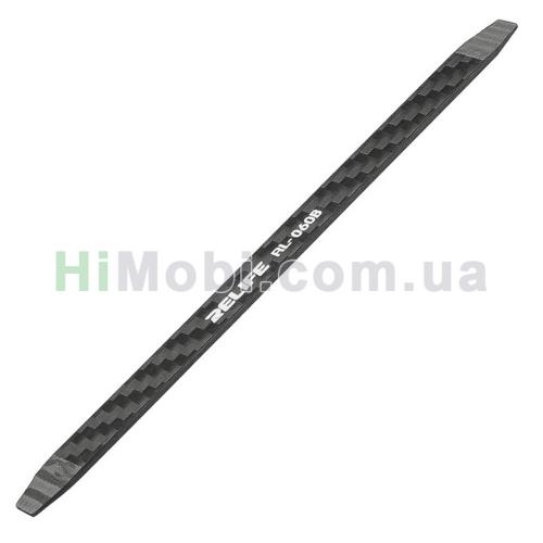 Лопатка пластикова Relife RL-060B Carbon Fiber для розбирання телефонів двостороння