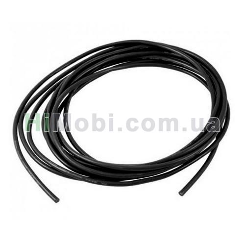 Провід силіконовий 12 AWG чорний 1 метр (680х0.08 мм)