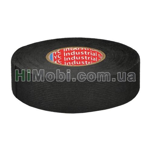 Стрічка липка тканинна 20м x 25мм для джгутування та захисту проводів