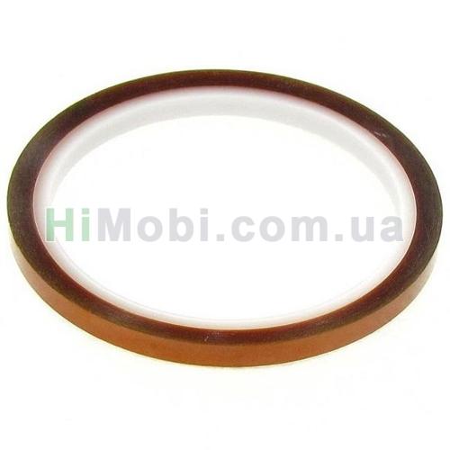 Термостійкий скотч каптоновий для термозахисту елементів на платі 6mm