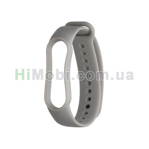 Ремінець для Xiaomi Mi Band 5 сірий