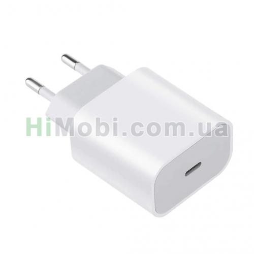 МЗП Мережа Apple iPhone 12 Pro MAX USB-C 20W Power Adapter + Type-C білий (тех упаковці)