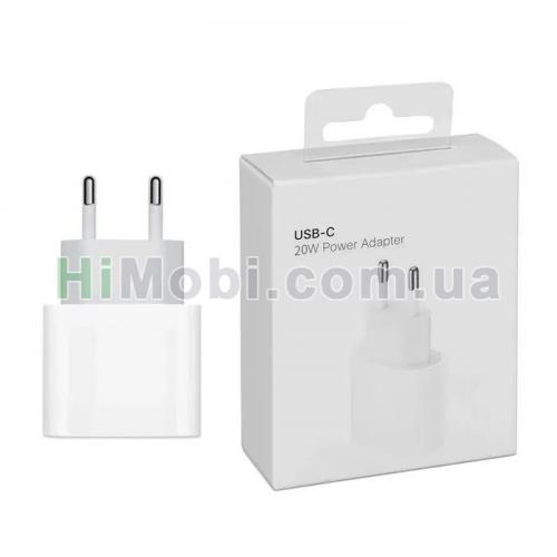 МЗП Мережа Apple iPhone 12 Pro MAX USB-C 20W Power Adapter + Type-C білий (в упаковці) Original