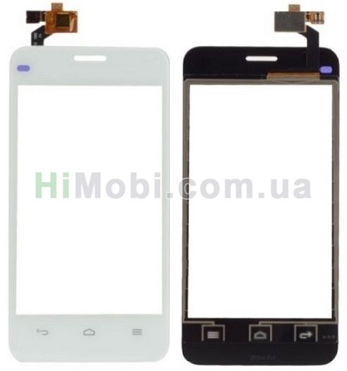 Сенсор (Touch screen) Huawei Y320 білий з роз'ємом