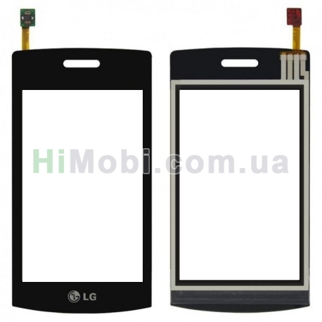 Сенсор (Touch screen) LG GT500/ GT505 чорний