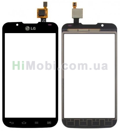 Сенсор (Touch screen) LG P715 Optimus L7 II Dual чорний оригінал