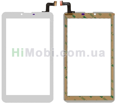 Сенсор (Touch screen) Nomi (104*184) C07004/ C07006/ C09009 Rev 2 Sigma+ білий