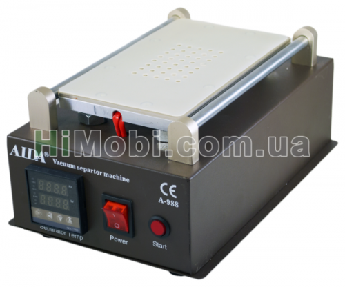 Сепаратор 8, 5 (19 х 11 см) AIDA A-988 вбудованим компресором для вакуумного способу фіксації