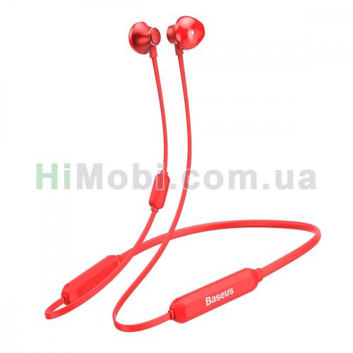 Навушники бездротові Baseus Encok S11A Bluetooth червоні