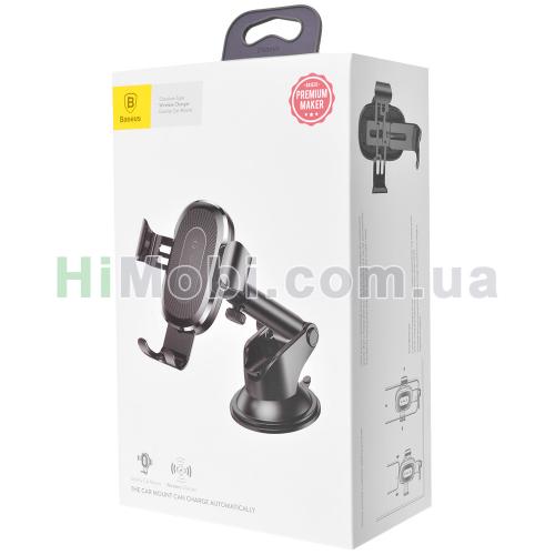 Холдер Wireless Charger Baseus Gravity Car Mount (Osculum Type) 1.7A