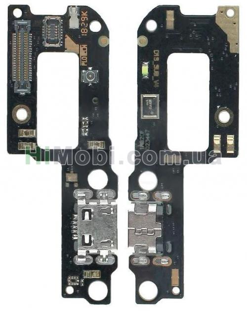 Шлейф (Flat cable) Xiaomi Mi A2 Lite / Mi 6 Pro з роз'ємом зарядки і мікрофоном